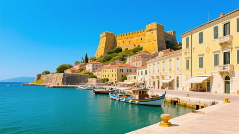 corfu cruise port overview