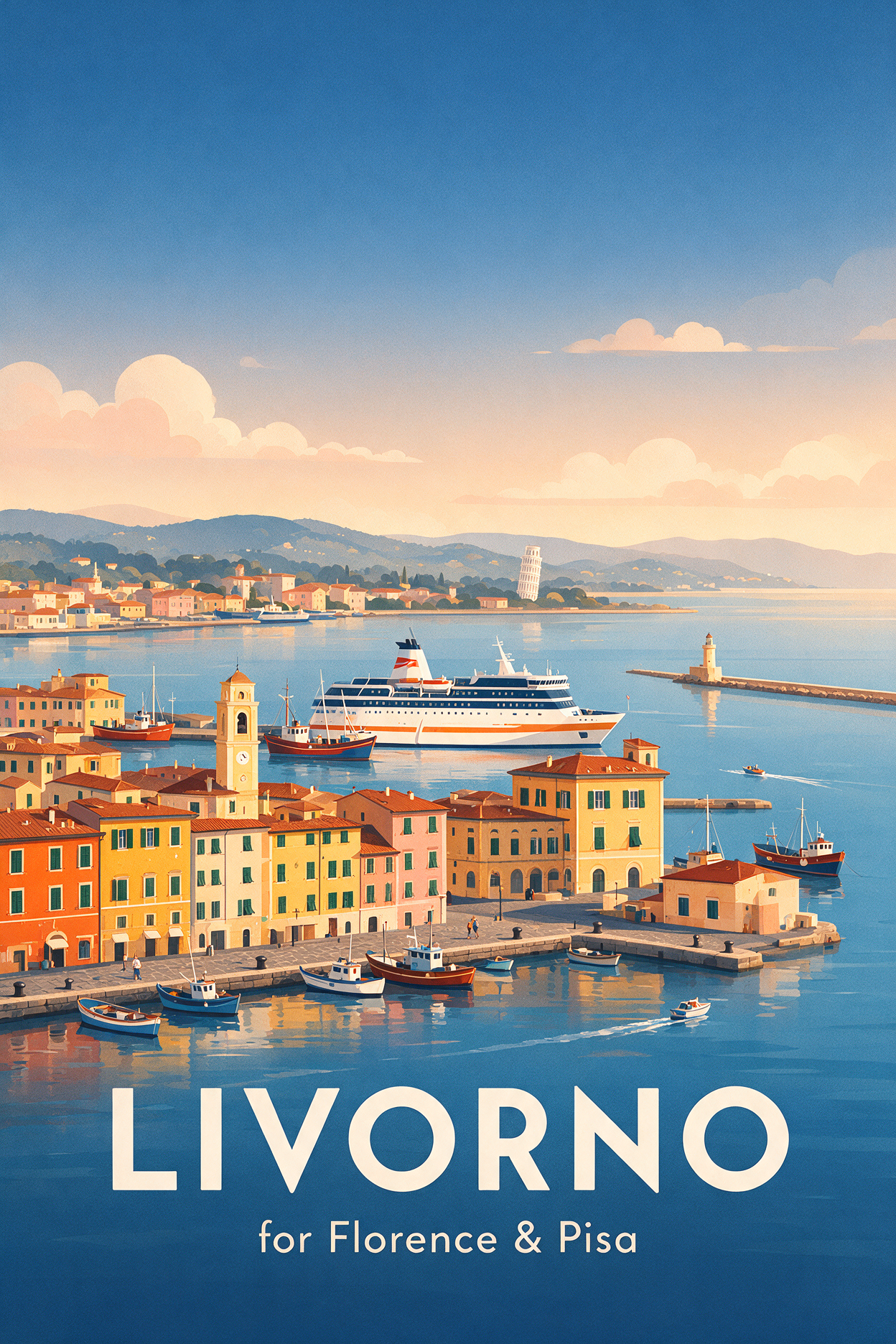 Livorno cruise port, gateway to Florence and Pisa